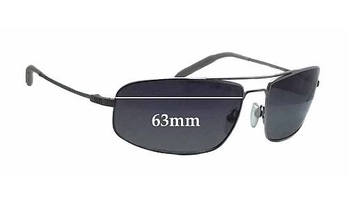Sunglass Fix Replacement Lenses for Mosley Tribes Ace - 63mm Wide 