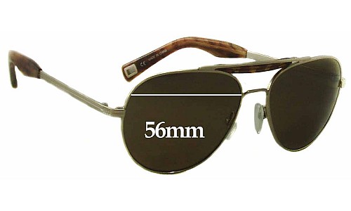 Sunglass Fix Replacement Lenses for Mosley Tribes Crane MT2027-S - 56mm Wide 