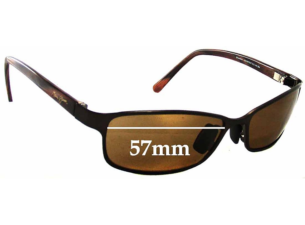Sunglass Fix Replacement Lenses for Maui Jim MJ114 Shoreline - 57mm Wide Sunglass Fix Replacement Lenses for Maui Jim MJ114 Shoreline - 57mm Wide