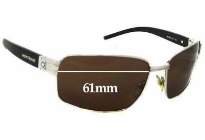 Montblanc MB 36S Replacement Lenses 61mm wide 