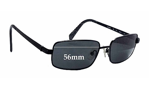 Sunglass Fix Ersatzgläser für Nautica N5034SRX - 56mm Wide 