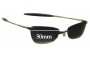 Sunglass Fix Verres de Remplacement pour Oakley 3 - 50mm Wide 