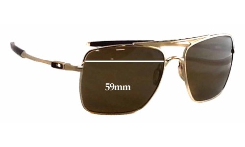Sunglass Fix Replacement Lenses for Oakley Deviation OO4061 - 59mm Wide 
