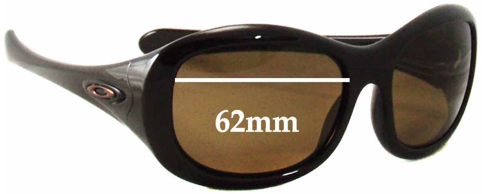 Sunglass Fix Replacement Lenses for Oakley Eternal - 62mm Wide