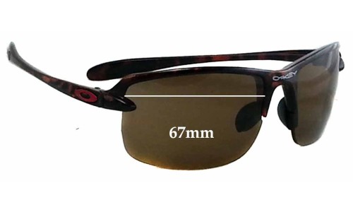 Oakley Ice Pick Replacement Lenses 67mm wide 