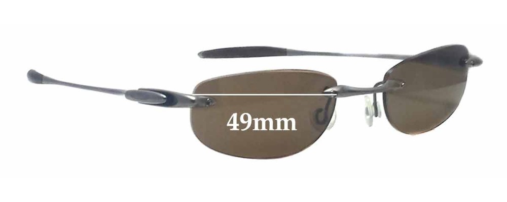 Oakley Rimless Replacement Lenses 49mm 