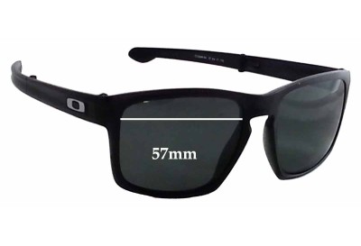 Oakley Sliver F OO9246 Replacement Lenses 57mm wide 