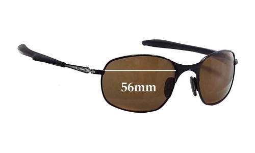 Sunglass Fix Replacement Lenses for Oakley Square Wire Gen 2 - 56mm Wide 