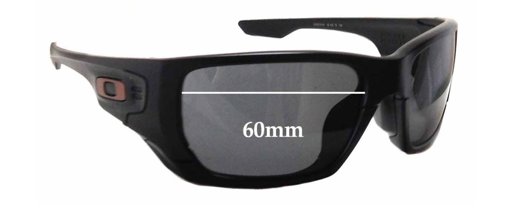 Oakley Style Switch OO9216 Replacement Sunglass Lenses - 60mm wide
