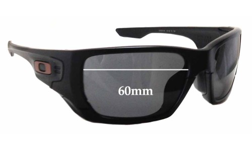 Sunglass Fix Verres de Remplacement pour Oakley Style Switch OO9216 - 60mm Wide 