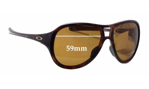 Sunglass Fix Verres de Remplacement pour Oakley Twentysix 2 OO9177 - 59mm Wide 