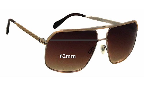 Sunglass Fix Replacement Lenses for Oliver Peoples Connolly OV1085-S - 62mm Wide 