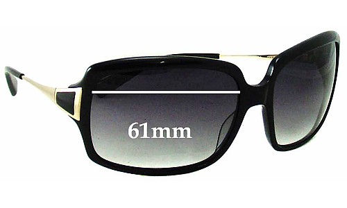 Sunglass Fix Replacement Lenses for Oliver Peoples Dulaine - 61mm Wide 
