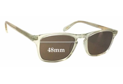Oliver Peoples Larrabee OV5005 Replacement Lenses 48mm wide 