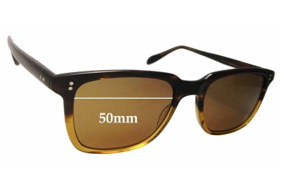 Oliver Peoples NDG-1-P Replacement Lenses 50mm wide 