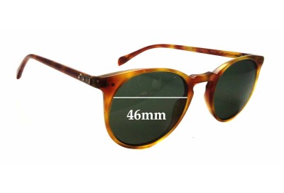 Oliver Peoples Sir O'Malley OV5256-S Lentilles de Remplacement 46mm wide 