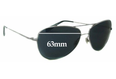 Oliver Peoples Pryce OV1059-S Replacement Lenses 63mm wide 