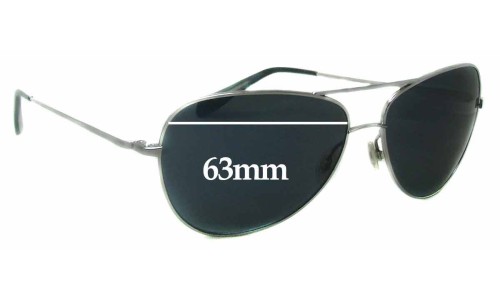 Sunglass Fix Replacement Lenses for Oliver Peoples Pryce OV1059-S - 63mm Wide 