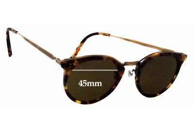 Oliver Peoples Reeves 5122 Replacement Lenses 45mm wide 