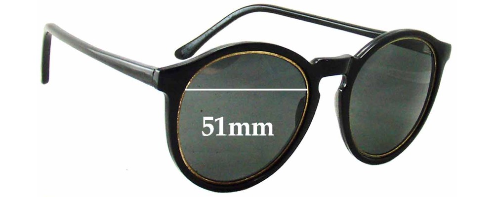 101 Replacement Sunglass Lenses - 51mm wide