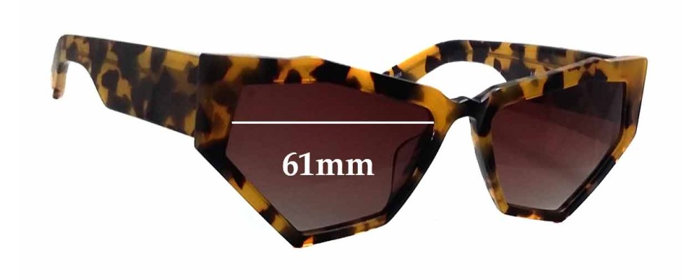 Onkler For Your Eyes Only Replacement Sunglass Lenses - 61mm wide
