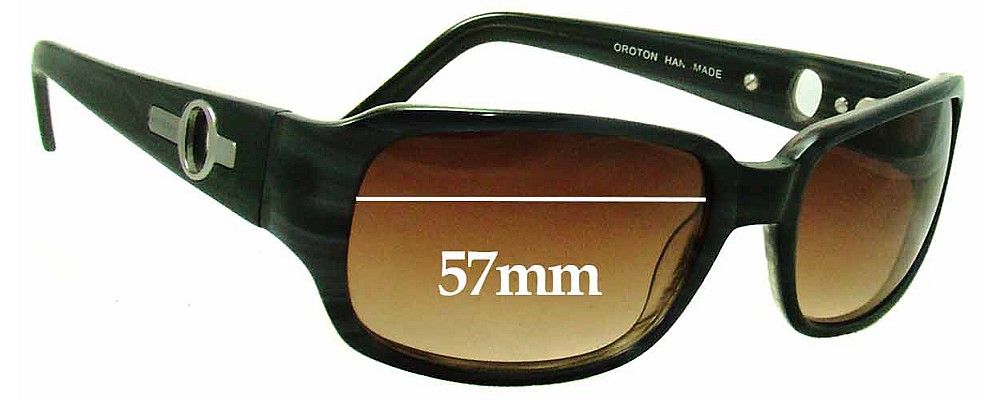 Sunglass Fix Replacement Lenses for Oroton  Corsica - 57mm Wide