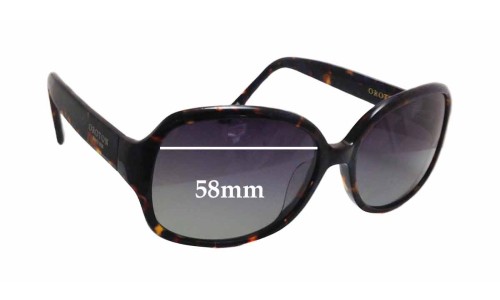 Sunglass Fix Replacement Lenses for Oroton  Leticia - 58mm Wide 