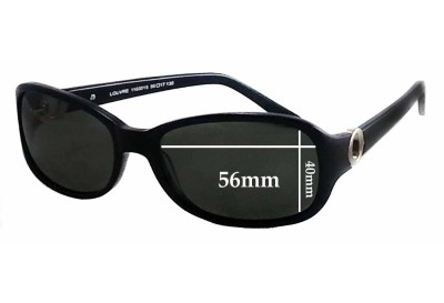 Oroton  Louvre - 40mm high Replacement Lenses 56mm wide 