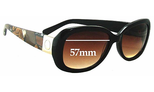 Sunglass Fix Replacement Lenses for Oroton  Metro - 57mm Wide 
