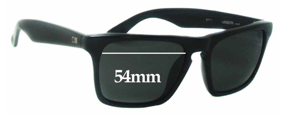 Sunglass Fix Replacement Lenses for Otis Reckless Abandon - 54mm Wide
