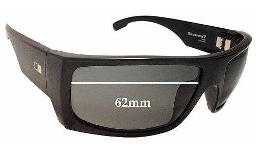 Sunglass Fix Replacement Lenses for Otis 77 - 62mm Wide 
