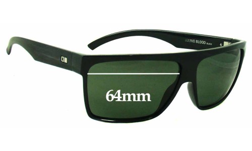 Sunglass Fix Replacement Lenses for Otis Young Blood - 64mm Wide 