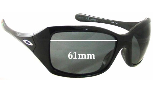 Sunglass Fix Replacement Lenses for Oakley Ravishing Taca - 61mm Wide 
