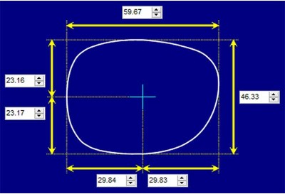 Oroton  Ritz Verres de Remplacement 60mm wide 