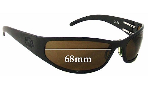 Sunglass Fix Lentes de Repuesto para Outlaw Eyewear  Cooler - 68mm Wide 