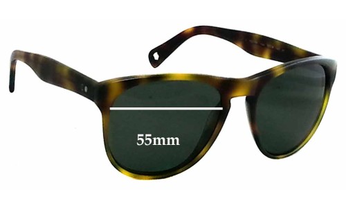 Sunglass Fix Replacement Lenses for Paul Smith 8164-S Kaiv - 55mm Wide 