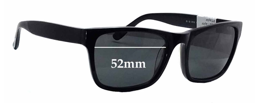 Paul Taylor Smooth Operator Replacement Sunglass Lenses - 52mm wide
