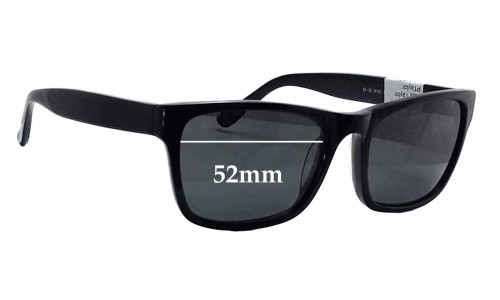 Sunglass Fix Replacement Lenses for Paul Taylor Smooth Operator - 52mm Wide 