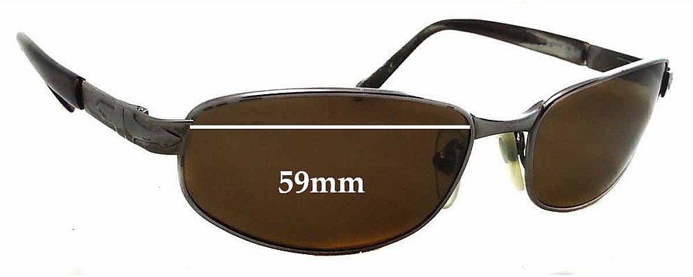 Sunglass Fix Replacement Lenses for Persol 2075-S - 59mm Wide