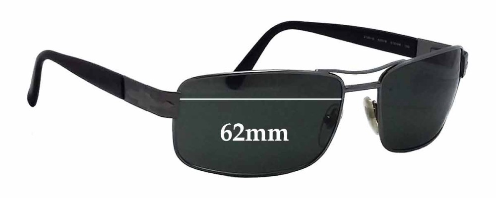Sunglass Fix Replacement Lenses for Persol 2130-S - 62mm Wide