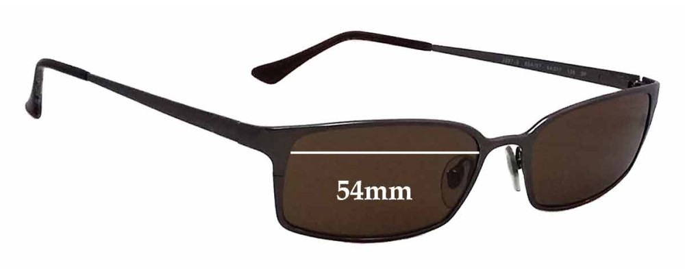 Sunglass Fix Replacement Lenses for Persol 2287-S - 54mm Wide