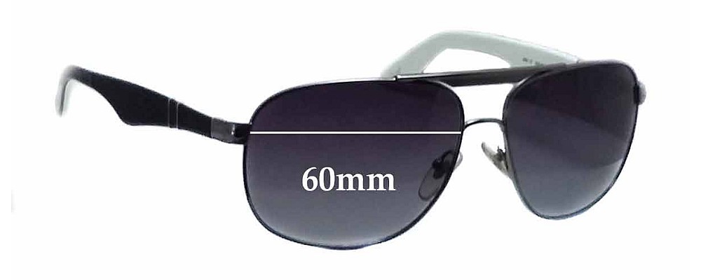 Sunglass Fix Replacement Lenses for Persol 2361-S - 60mm Wide