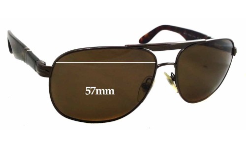 Sunglass Fix Replacement Lenses for Persol 2361-S - 57mm Wide 