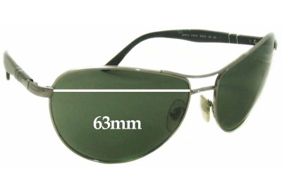 Persol 2376 Replacement Sunglass Lenses 63mm wide 