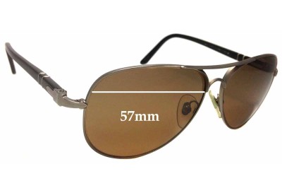 Persol 2393-S Replacement Sunglass Lenses - 57mm wide 