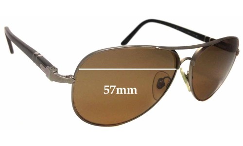 Sunglass Fix Replacement Lenses for Persol 2393-S - 57mm Wide 
