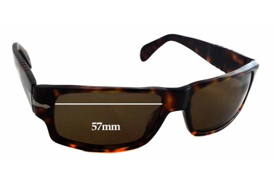 Persol 2720S Replacement Sunglass Lenses - 57mm Wide - 35mm Tall 