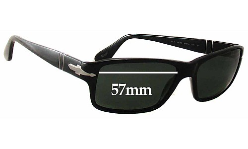 Sunglass Fix Replacement Lenses for Persol 2761-S - 57mm Wide 