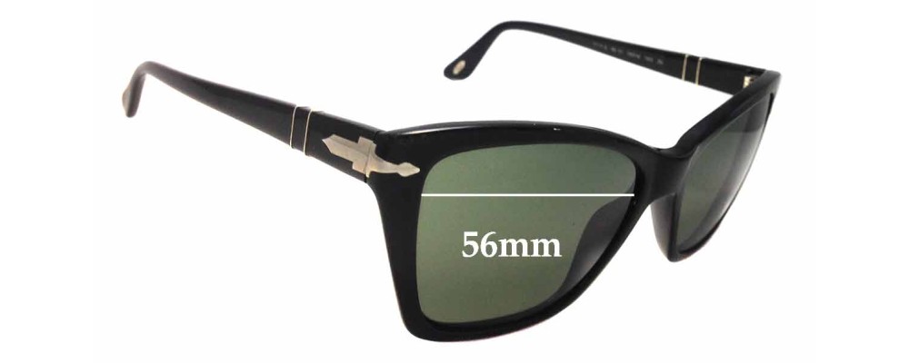 Sunglass Fix Replacement Lenses for Persol 3023-S - 56mm Wide