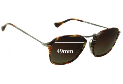 Persol 3047-S Replacement Sunglass Lenses - 49mm wide 